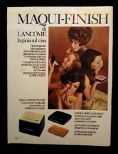 Pubblicita'Advertising Originale Vintage LANCOME Maquillage cipria 1969 (A2)