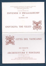 VATICANO - 1977 - 6 cartoline Architetture e Fontane Lino Bianchi Barriviera