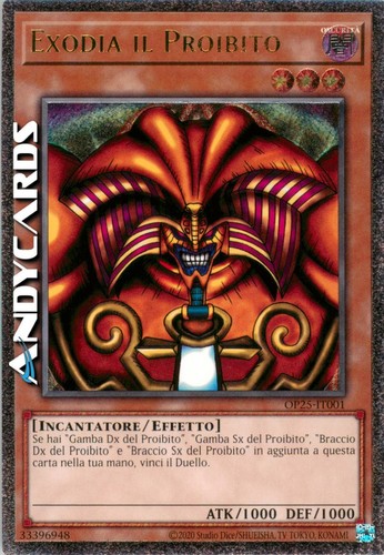 Exodia proibito - exodia, (exodia