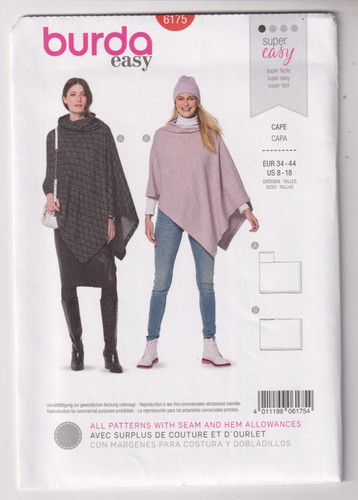 6175 burda easy - burda, cape