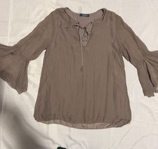 Top contadino Giulia seta