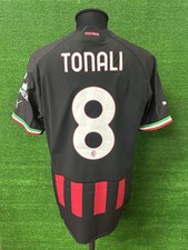 Maglia Milan TONALI Store No Indossata No Match Worn Shirt Jersey Tg XL Autentic