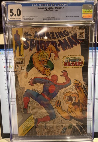 Amazing spider man cgc 5 - #57, 5.0
