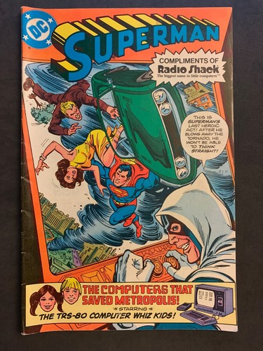 Superman radio shack giveaway - superman,