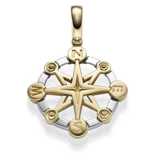 Ciondolo rosa dei venti - rosa,