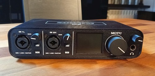 Scheda audio motu - audio, m2
