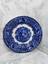 Piatto decorativo inglese blu