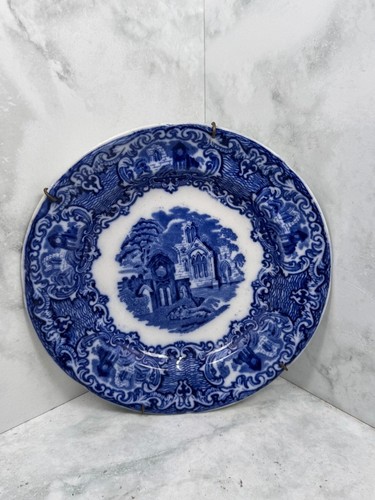 Piatto decorativo inglese blu
