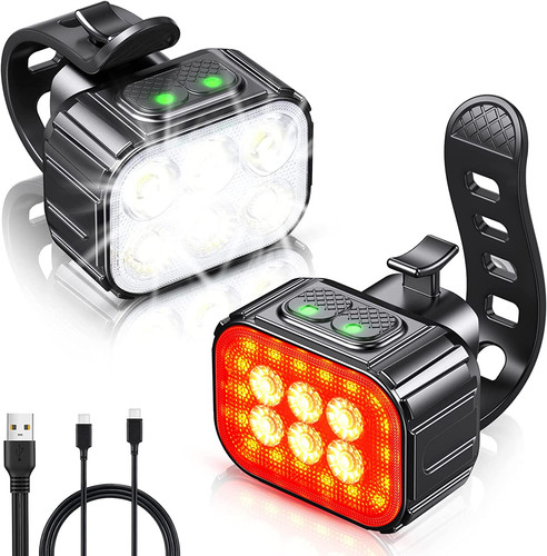 Luci bici kit ricaricabile - luci, kit,