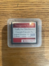 BECKER Traffic Pro CASCADE MEXICO mappa stradale EUROPA v5 2 GB