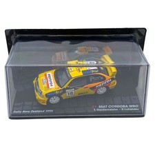 Modellino Auto Atlas 1/43 Seat Cordoba WRC Rally New Zealand 1999 #10 Gardeme...