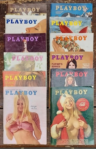 Playboy magazine lot 12 - magazine,