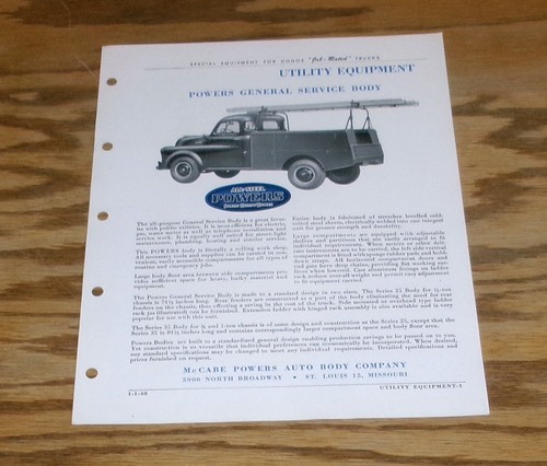 Dodge truck mccabe powers 1948 - dodge,
