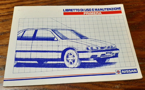 Nissan primera 1991 libretto - nissan,