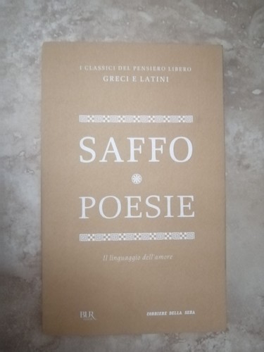 Saffo poesie bur - -,