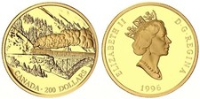 Canada 200 DOLLARI Oro 1996