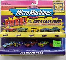 Micro Machines by Galoob #13 Stock Cars + x5 Auto Bonus Gratis / Vintage 1997 Nuove!