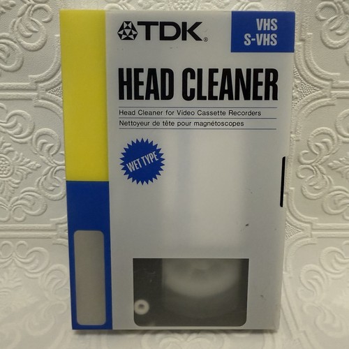 Tdk head cleaner - tipo, umido