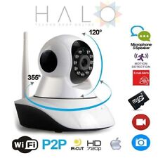 TELECAMERA IP CAM CAMERA HD 720P WIRELESS LED IR LAN MOTORIZZATA WIFI RETE P2P