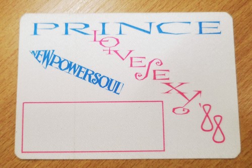 Prince tour pass lovesexy - prince, '88