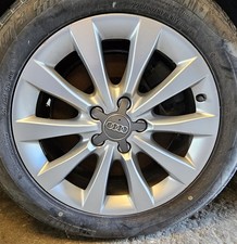 NR. 4 CERCHI IN LEGA ORIGINALI AUDI A6 C7 ESCLUSO GOMME R17"