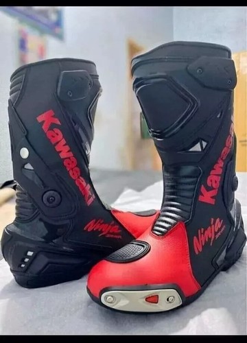 Uomo stivali moto - moto, pelle
