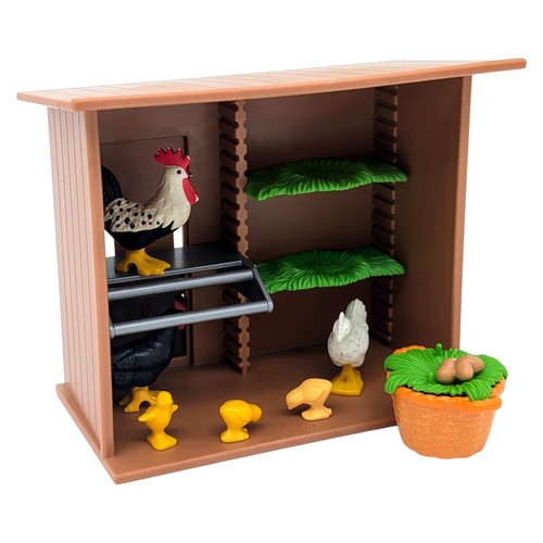 Playmobil pollaio marrone