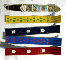 4 SEGNALIBRI IN CUOIO ,1 IN CARTONE RIGIDO