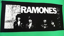 RARA toppa vintage grande Ramones da cucire! Punk Rock Sex Pistols Rancid The Clash