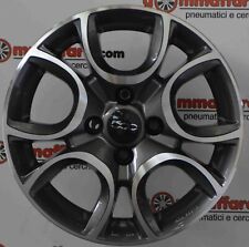 4 cerchi in lega peugeot 207 208 307 c3 ds3 r16 nero diamantato lt001037