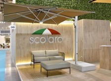 OMBRELLONE SCOLARO  STARWHITE TELO ACRILICO ECRU PROFESSIONALE MT 3,3 OFFERTA