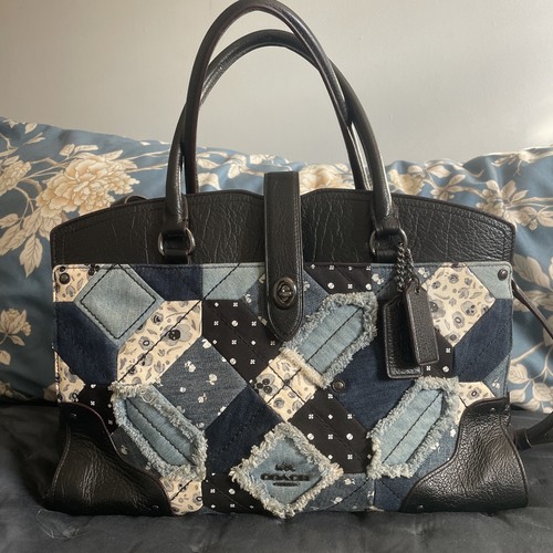 Borsa coach trapunta denim - borsa,