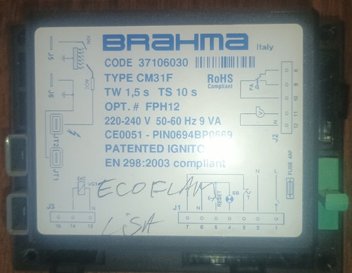 Cm31f code 37106030 - cm31f,