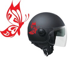 ADESIVO STICKERS FARFALLA CASCO VETRO AUTO MOTO VETRINA SPECCHIETTO FARFALLINA