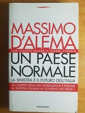 LIBRO MASSIMO D'ALEMA - UN
