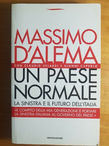 Libro massimo alema un - massimo, d'alema
