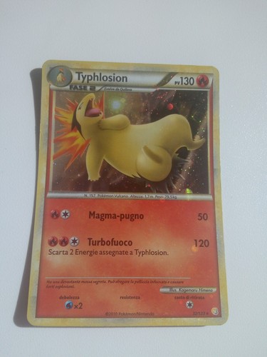 Pokemon card typhlosion - pokemon,