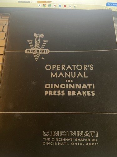 Cincinnati manuale operatore - cincinnati,