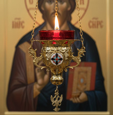 Lampada a olio a sospensione