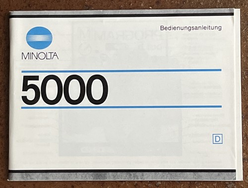 Minolta 5000 anleitung - ,