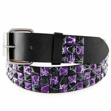 Cintura con rivetti piramidali