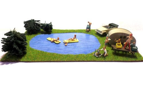 Diorama sexy campeggio - sexy, 1/87