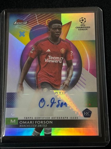 Scheda autografa omari forson - scheda,