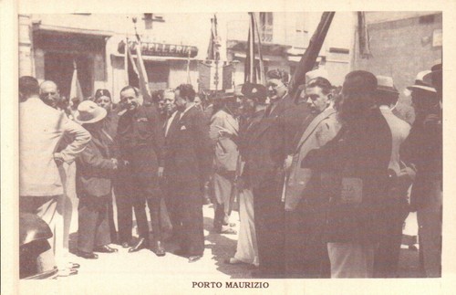 Cartolina porto maurizio - di,