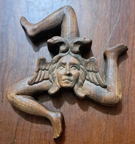 Trinacria vintage legno - in,
