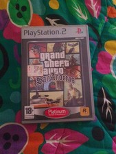 GTA San Andreas PS2 - Grand Theft Auto - Platinum - Sony Playstation 2 - PAL ITA