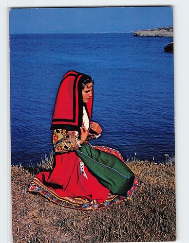 Cartolina bitti costumi - cartolina,
