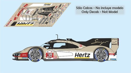 Decals porsche 963 mans - decals,
