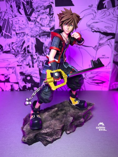 Sora figure kingdom - figure, hearts