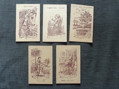Lotto cartelle tombola epoca - lotto,